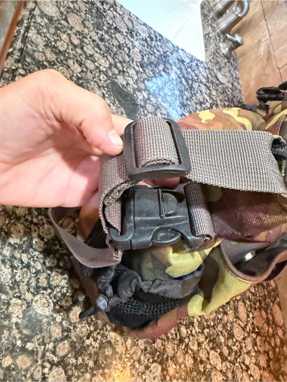 Skip Hop Camouflage Duffel Bag - Green/Brown